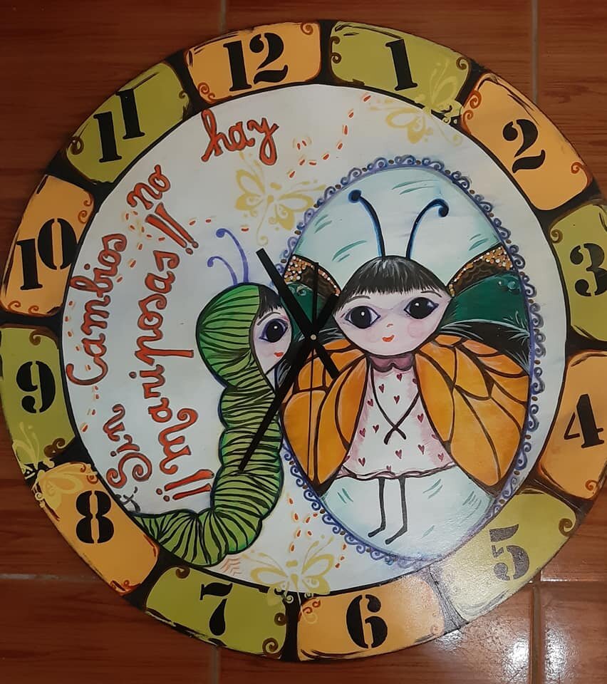 Reloj «Sin cambios no hay mariposas»
