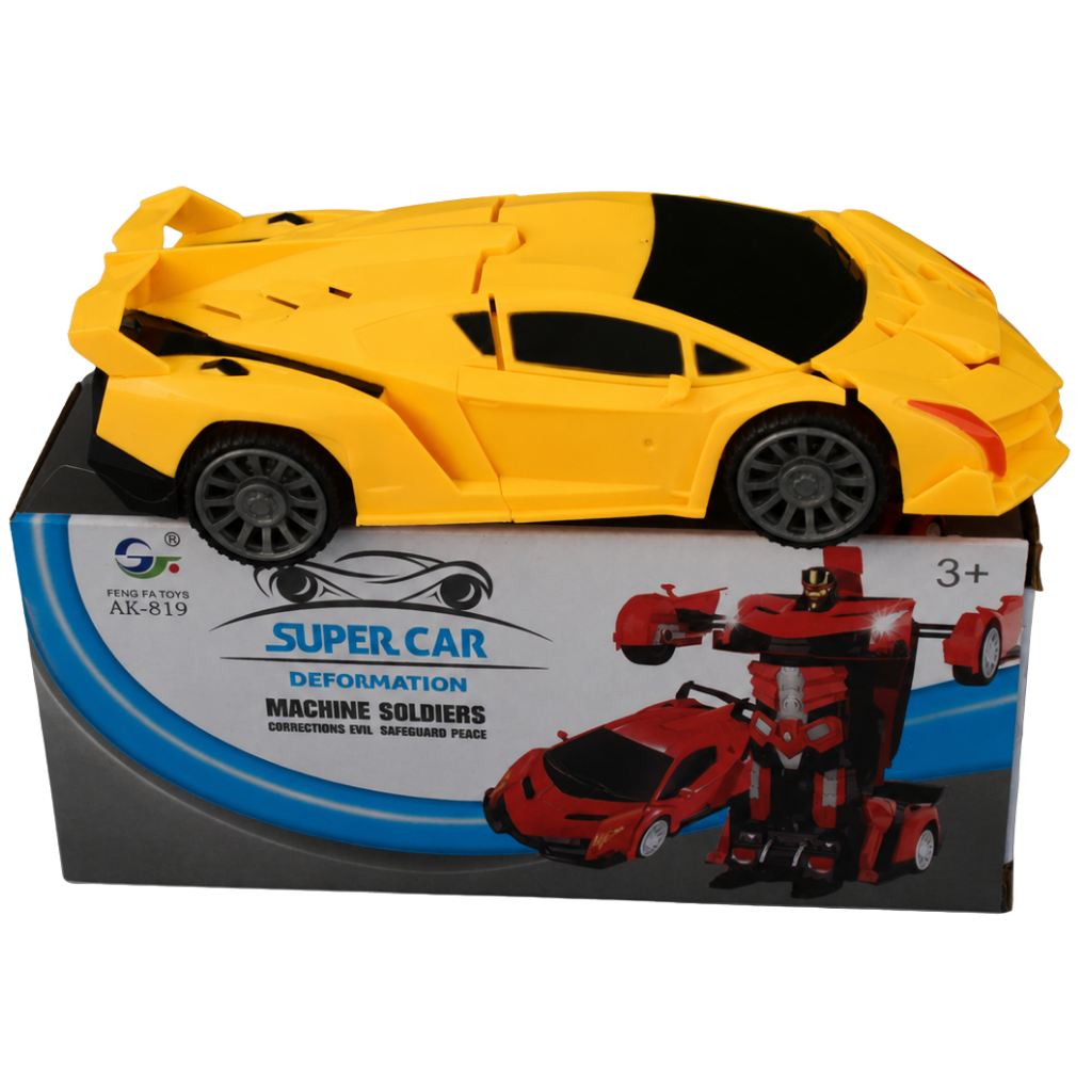 2 en 1 - Auto y transformers a pilas - 2