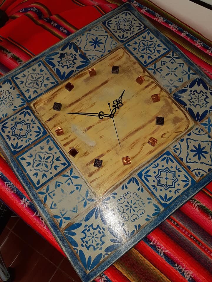 Reloj Mayólicas 45 × 45 - 2