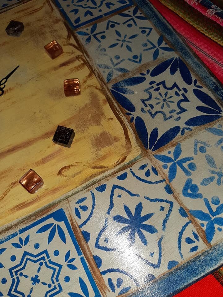 Reloj Mayólicas 45 × 45 - 5